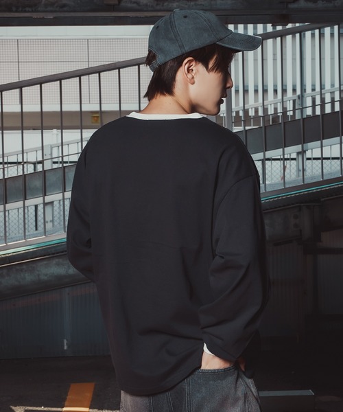 improves（インプローブス）の「ゲームシャツ Vネック ロングスリーブTシャツ（Tシャツ/カットソー・メンズ・ブラック系/ホワイト系1/グレー系1/グレー系/パープル系2/ブラック系2・MEDIUM/LARGE/X-LARGE）」の14枚目の写真