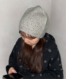 sedacle（セダクル）の「ラインストーンビーニー（ニットキャップ/ビーニー）」