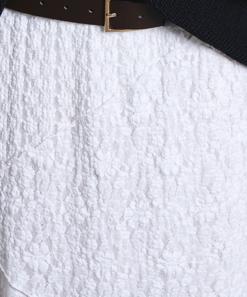 ROSE BUD（ローズバッド）の「PATCHWORK LACE SKIRT（スカート・レディース・ブラック/ホワイト・ONE SIZE）」の11枚目の写真