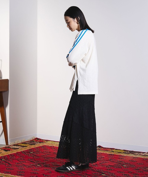 ROSE BUD（ローズバッド）の「PATCHWORK LACE SKIRT（スカート・レディース・ブラック/ホワイト・ONE SIZE）」の16枚目の写真