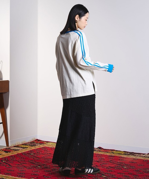 ROSE BUD（ローズバッド）の「PATCHWORK LACE SKIRT（スカート・レディース・ブラック/ホワイト・ONE SIZE）」の17枚目の写真