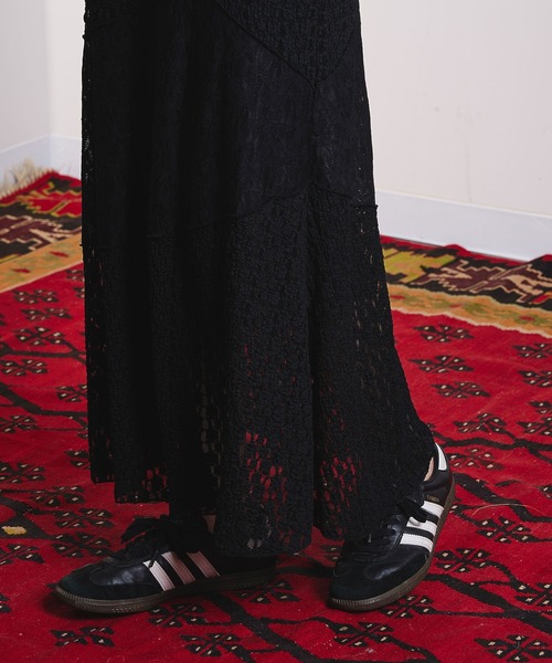 ROSE BUD（ローズバッド）の「PATCHWORK LACE SKIRT（スカート・レディース・ブラック/ホワイト・ONE SIZE）」の20枚目の写真
