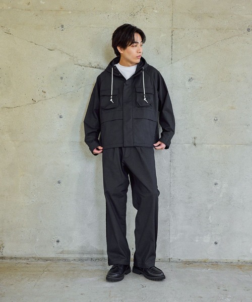 GLOBAL WORK（グローバルワーク）の「クリーンデニム/ワイドパンツ/CLEAN MODE/632329（デニムパンツ・メンズ・ダークネイビー/ブルー・SMALL/X-LARGE/LARGE/MEDIUM）」の3枚目の写真