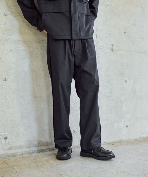 GLOBAL WORK（グローバルワーク）の「クリーンデニム/ワイドパンツ/CLEAN MODE/632329（デニムパンツ・メンズ・ダークネイビー/ブルー・SMALL/X-LARGE/LARGE/MEDIUM）」の8枚目の写真