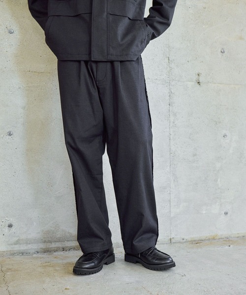 GLOBAL WORK（グローバルワーク）の「クリーンデニム/ワイドパンツ/CLEAN MODE/632329（デニムパンツ・メンズ・ダークネイビー/ブルー・SMALL/X-LARGE/LARGE/MEDIUM）」の9枚目の写真