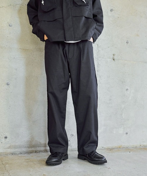 GLOBAL WORK（グローバルワーク）の「クリーンデニム/ワイドパンツ/CLEAN MODE/632329（デニムパンツ・メンズ・ダークネイビー/ブルー・SMALL/X-LARGE/LARGE/MEDIUM）」の11枚目の写真