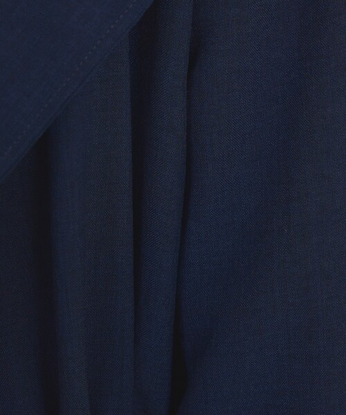 abahouse mavie（アバハウスマヴィ）の「【春アウター】ノーカラーコート/通勤/きれいめ/ロング/セミオケ/春服（ノーカラーコート・レディース・グレイッシュベージュ/ネイビー・フリー）」の17枚目の写真