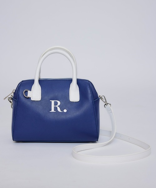 REDYAZEL（レディアゼル）の「R.バイカラーミニボストンショルダーバッグ（ショルダーバッグ・レディース・ネイビー/ベージュ/ブルー・FREE）」の3枚目の写真