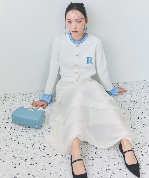 REDYAZEL（レディアゼル）の「R.バイカラーミニボストンショルダーバッグ（ショルダーバッグ・レディース・ネイビー/ベージュ/ブルー・FREE）」の5枚目の写真