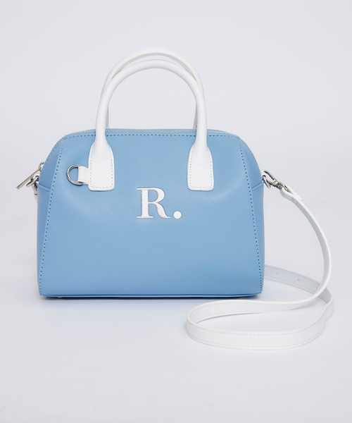 REDYAZEL（レディアゼル）の「R.バイカラーミニボストンショルダーバッグ（ショルダーバッグ・レディース・ネイビー/ベージュ/ブルー・FREE）」の8枚目の写真