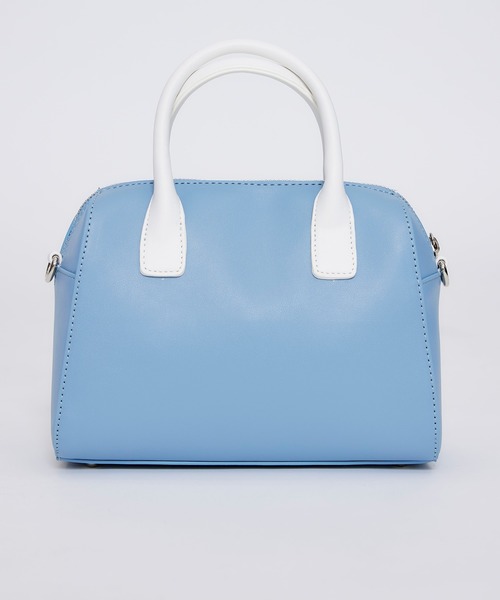 REDYAZEL（レディアゼル）の「R.バイカラーミニボストンショルダーバッグ（ショルダーバッグ・レディース・ネイビー/ベージュ/ブルー・FREE）」の9枚目の写真