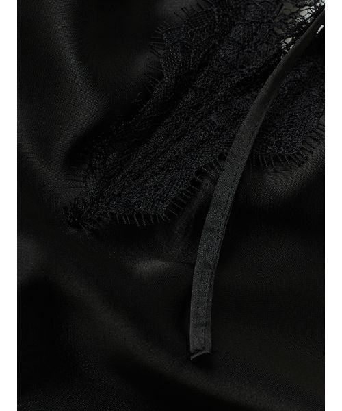 SORIN(ソリン )の「Satin Asymmetry Slip Dress/サテン アシンメトリースリップドレス(ワンピース・レディース・ライトピンク/ブラック/ホワイト・38)」の12枚目の写真