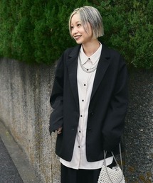 JEANASIS | 【スタッフ企画】バックスリットテーラードジャケット/643228(テーラードジャケット)