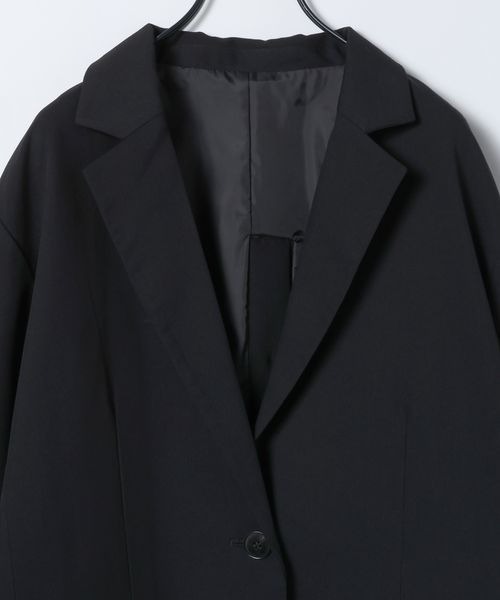 JEANASIS（ジーナシス）の「【スタッフ企画】バックスリットテーラードジャケット/643228（テーラードジャケット・レディース・ブラック/グレー・FREE）」の19枚目の写真