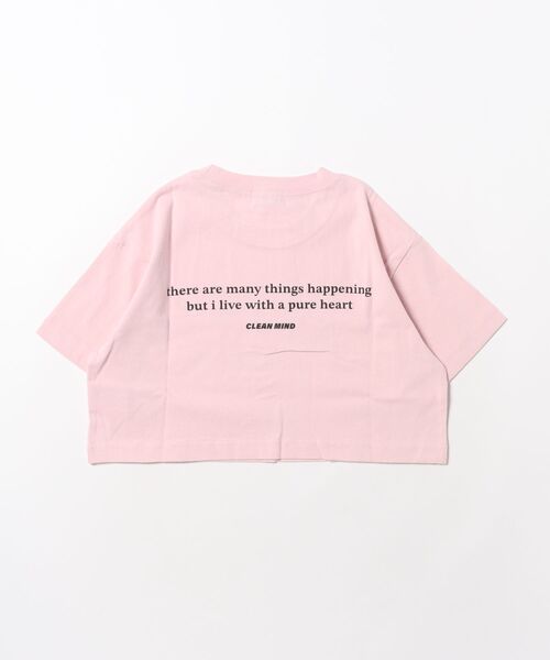 undeny.（アンディニ－）の「undeny/アンディニー Clean Mind ショート Tシャツ（Tシャツ/カットソー・キッズ・ピンク/ホワイト/ベージュ系その他・XL/L/M）」の5枚目の写真