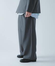 SENSE OF PLACE by URBAN RESEARCH | 『撥水/防花粉』SKIN Proofタックワイドパンツ(その他パンツ)