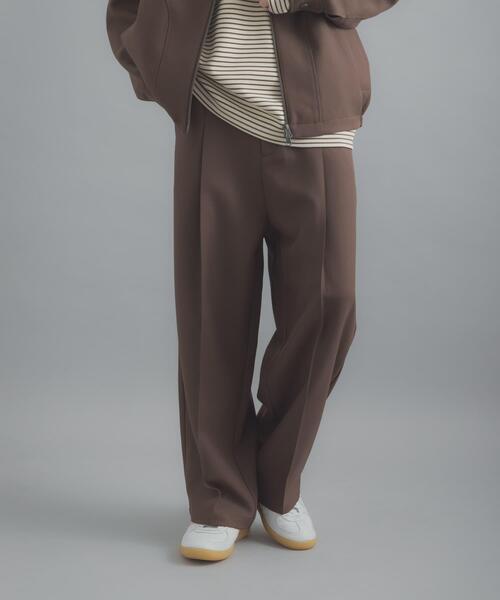 SENSE OF PLACE by URBAN RESEARCH（センスオブプレイスバイアーバンリサーチ）の「『撥水/防花粉』SKIN Proofタックワイドパンツ（その他パンツ・メンズ・ブラウン/ブラック/ブルー・LARGE/MEDIUM）」の21枚目の写真