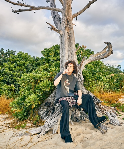 glamb（グラム）の「Check Shirt Bag / チェックシャツバッグ（トートバッグ・メンズ・ブラウン/グレー・FREE）」の11枚目の写真