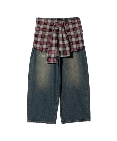 glamb（グラム）の「Check Shirt Bag / チェックシャツバッグ（トートバッグ・メンズ・ブラウン/グレー・FREE）」の14枚目の写真