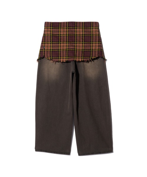 glamb（グラム）の「Check Shirt Bag / チェックシャツバッグ（トートバッグ・メンズ・ブラウン/グレー・FREE）」の18枚目の写真