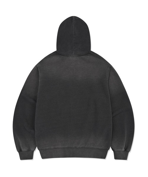 Wacky WiLLy（ワッキーウィリー）の「[GISELLEジゼル着用] WOMEN'S BIG LILY DENIM WASH OVERFIT HOODED ZIP-UP（パーカー・レディース・ダークグレー・FREE）」の3枚目の写真