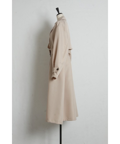 &. NOSTALGIA(アンドドットノスタルジア)の「ツイルトレンチコート(トレンチコート・レディース・ライトベージュ/ベージュ・M)」の22枚目の写真