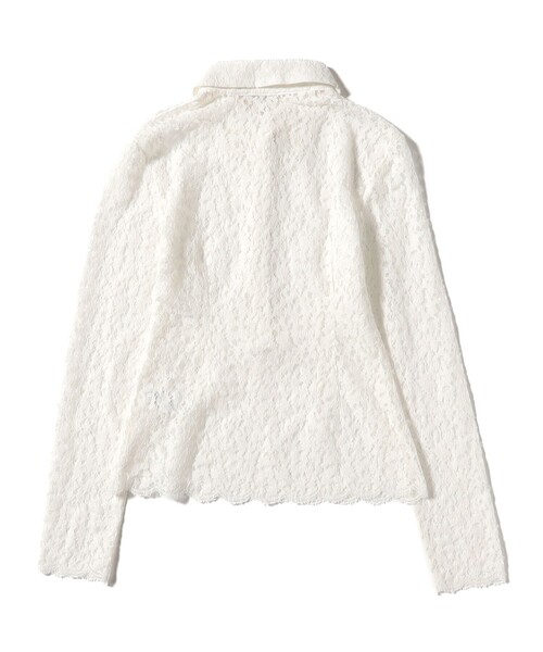 GHOSPELL（ゴスペル）の「GHOSPELL / Vida Lace Shirt（シャツ/ブラウス・レディース・ホワイト・X-SMALL）」の4枚目の写真