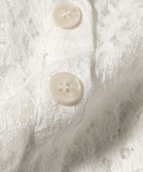 GHOSPELL（ゴスペル）の「GHOSPELL / Vida Lace Shirt（シャツ/ブラウス・レディース・ホワイト・X-SMALL）」の3枚目の写真
