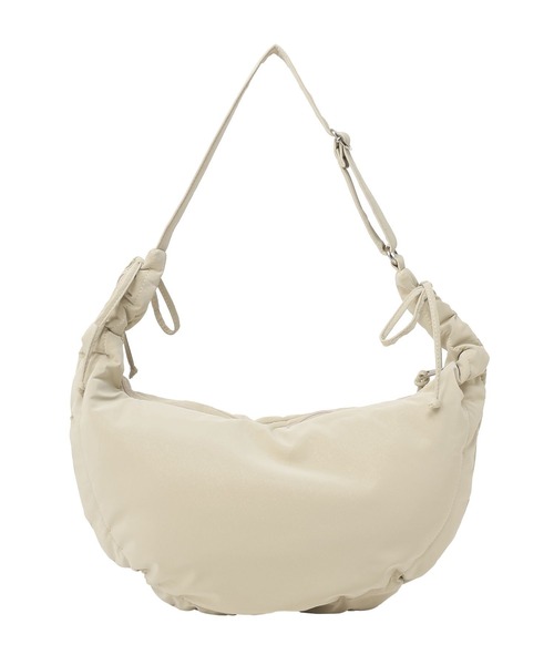 earth music&ecology(アースミュージックアンドエコロジー)の「ドロストリボンショルダーバッグ(ショルダーバッグ・レディース・ベージュ/ブラック・FREE)」の12枚目の写真