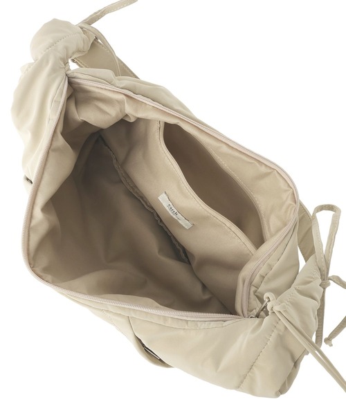 earth music&ecology(アースミュージックアンドエコロジー)の「ドロストリボンショルダーバッグ(ショルダーバッグ・レディース・ベージュ/ブラック・FREE)」の13枚目の写真