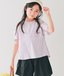 NHT（エヌエイチティー）の「NHT/エヌエイチティー オフショルダー Tシャツ（Tシャツ/カットソー）」