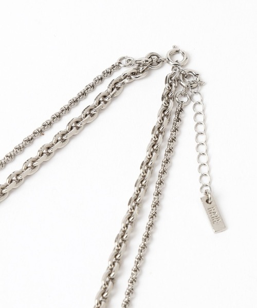 HARE（ハレ）の「URBAN LACEダブルネックレス(HARE)（ネックレス・メンズ・シルバー・FREE）」の7枚目の写真