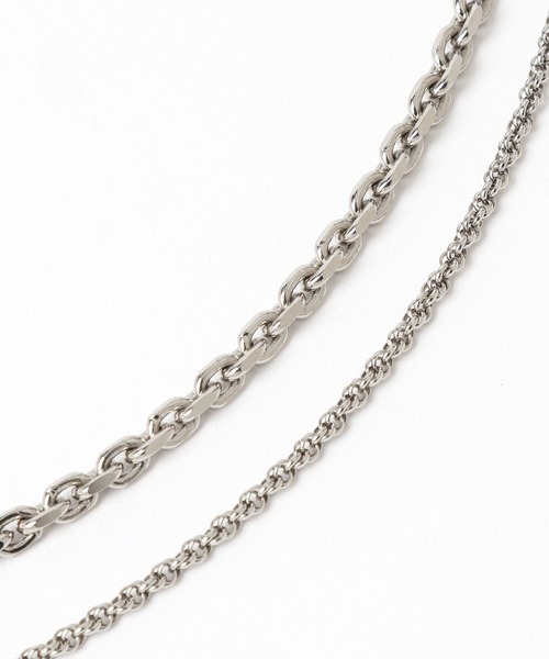 HARE（ハレ）の「URBAN LACEダブルネックレス(HARE)（ネックレス・メンズ・シルバー・FREE）」の8枚目の写真