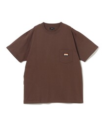 BEAMS（ビームス）の「ヘビーウエイト ロゴワッペン Tシャツ【ベーシックフィット】（Tシャツ/カットソー）」