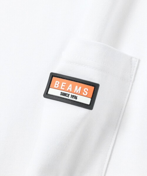 BEAMS(ビームス)の「ヘビーウエイト ロゴワッペン Tシャツ【ベーシックフィット】(Tシャツ/カットソー・メンズ・ブラック/ブラウン/ホワイト/ネイビー・SMALL/XX-LARGE/X-LARGE/LARGE/MEDIUM)」の8枚目の写真