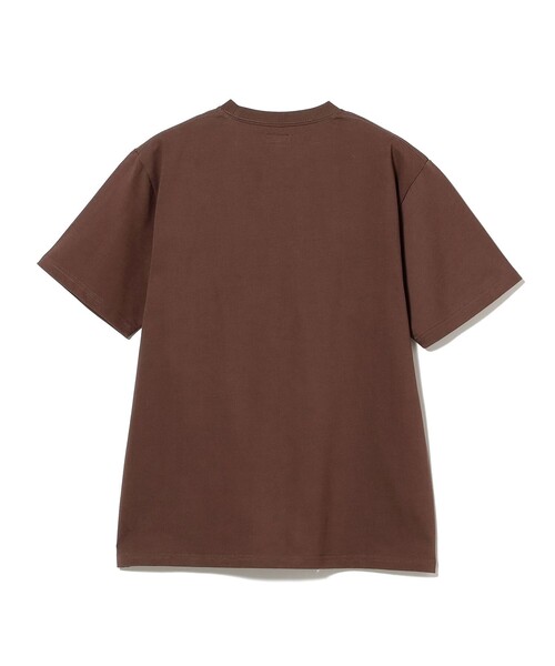 BEAMS(ビームス)の「ヘビーウエイト ロゴワッペン Tシャツ【ベーシックフィット】(Tシャツ/カットソー・メンズ・ブラック/ブラウン/ホワイト/ネイビー・SMALL/XX-LARGE/X-LARGE/LARGE/MEDIUM)」の16枚目の写真