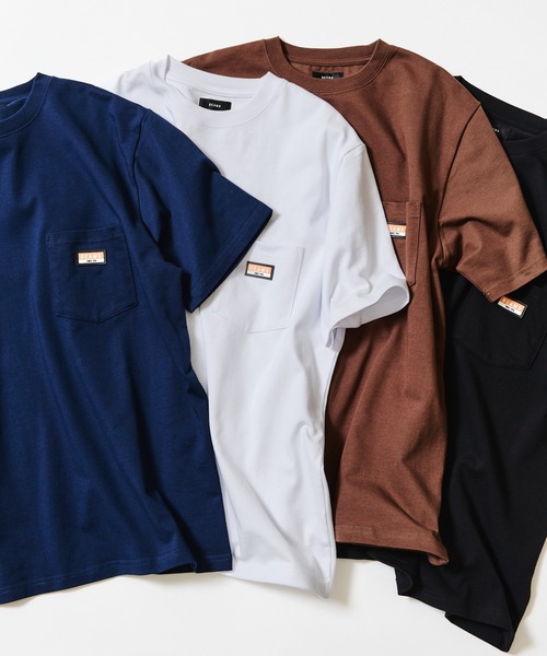 BEAMS(ビームス)の「ヘビーウエイト ロゴワッペン Tシャツ【ベーシックフィット】(Tシャツ/カットソー・メンズ・ブラック/ブラウン/ホワイト/ネイビー・SMALL/XX-LARGE/X-LARGE/LARGE/MEDIUM)」の1枚目の写真