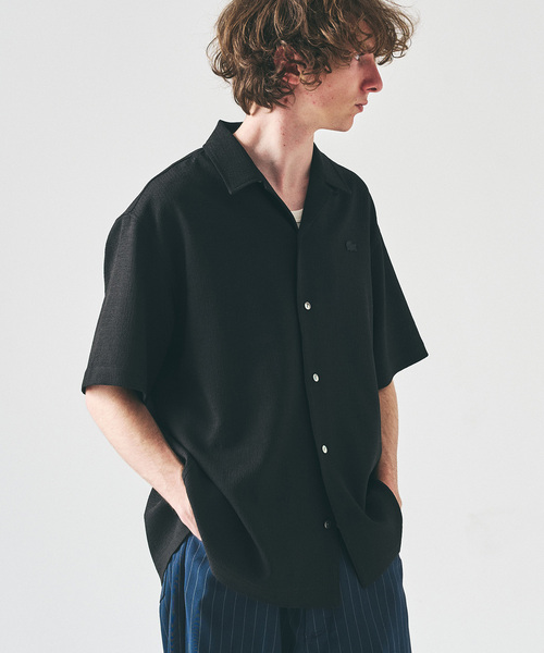 LACOSTE(ラコステ)の「【LACOSTE / ラコステ】417別注 クレープシャツ(シャツ/ブラウス・メンズ・ブラック/ベージュ/ホワイト・LARGE/MEDIUM/SMALL)」の12枚目の写真