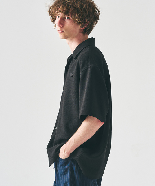 LACOSTE(ラコステ)の「【LACOSTE / ラコステ】417別注 クレープシャツ(シャツ/ブラウス・メンズ・ブラック/ベージュ/ホワイト・LARGE/MEDIUM/SMALL)」の14枚目の写真