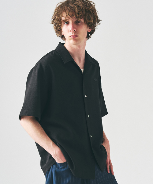 LACOSTE(ラコステ)の「【LACOSTE / ラコステ】417別注 クレープシャツ(シャツ/ブラウス・メンズ・ブラック/ベージュ/ホワイト・LARGE/MEDIUM/SMALL)」の15枚目の写真