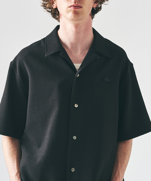 LACOSTE(ラコステ)の「【LACOSTE / ラコステ】417別注 クレープシャツ(シャツ/ブラウス・メンズ・ブラック/ベージュ/ホワイト・LARGE/MEDIUM/SMALL)」の16枚目の写真