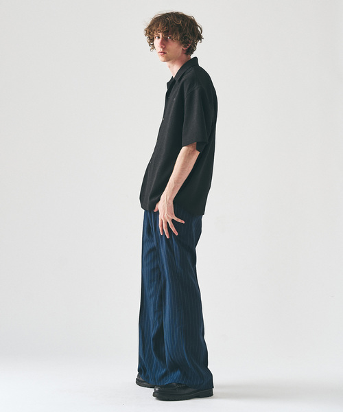 LACOSTE(ラコステ)の「【LACOSTE / ラコステ】417別注 クレープシャツ(シャツ/ブラウス・メンズ・ブラック/ベージュ/ホワイト・LARGE/MEDIUM/SMALL)」の21枚目の写真