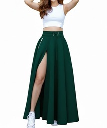 ディープスリットロングスカート