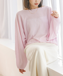 NOBLE（ノーブル）の「ワイドスリーブ ショートプルオーバー（ニット/セーター）」