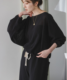 Noble | ワイドスリーブ ショートプルオーバー(ニット/セーター)