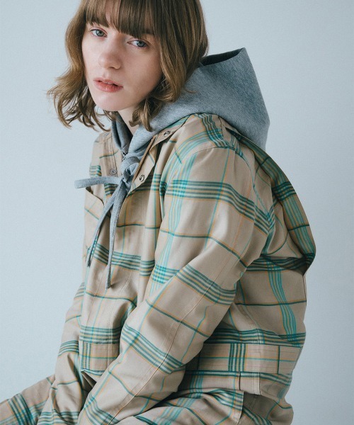 soduk(スドーク)の「【soduk】26SS新作 good jumpsuit / グッドジャンプスーツ(つなぎ/オールインワン・レディース・ベージュ/マルチ・SMALL/MEDIUM)」の6枚目の写真
