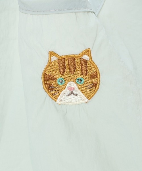 CROSSPLUS ONLINE(クロスプラスオンライン)の「猫巾着エコバック(トートバッグ・レディース・ラベンダー/ライトグリーン・フリー)」の16枚目の写真
