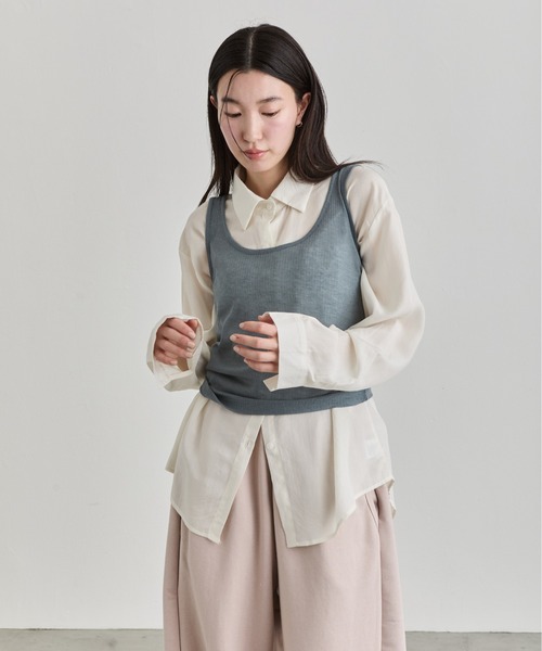 NUJOH(ヌゾ)の「Cloud Shirt / クラウドシャツ(シャツ/ブラウス・レディース・ブルー/ライトブルー/イエロー/ピンク・FREE)」の19枚目の写真