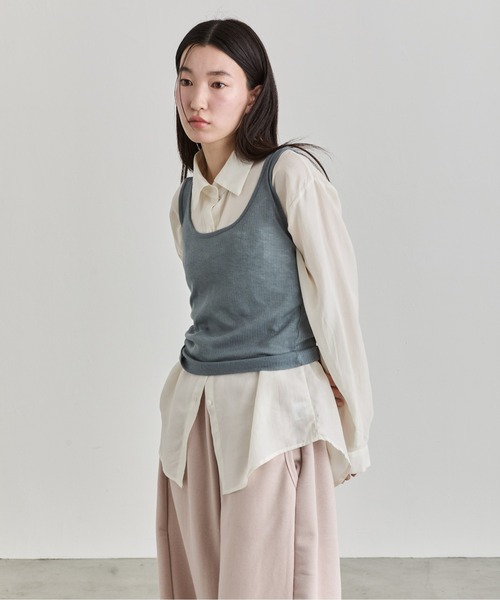 NUJOH(ヌゾ)の「Cloud Shirt / クラウドシャツ(シャツ/ブラウス・レディース・ブルー/ライトブルー/イエロー/ピンク・FREE)」の20枚目の写真