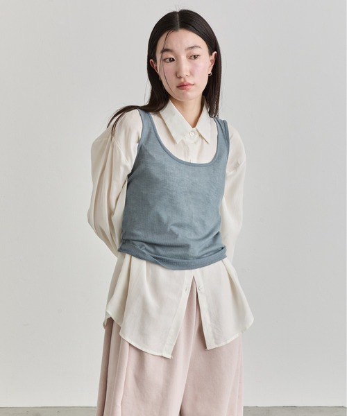NUJOH(ヌゾ)の「Cloud Shirt / クラウドシャツ(シャツ/ブラウス・レディース・ブルー/ライトブルー/イエロー/ピンク・FREE)」の18枚目の写真